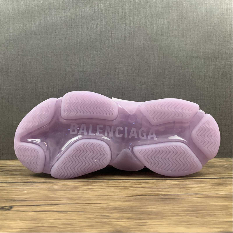 Balenciaga Triple S Deschis Violet Transparent Sole - prezentare produs