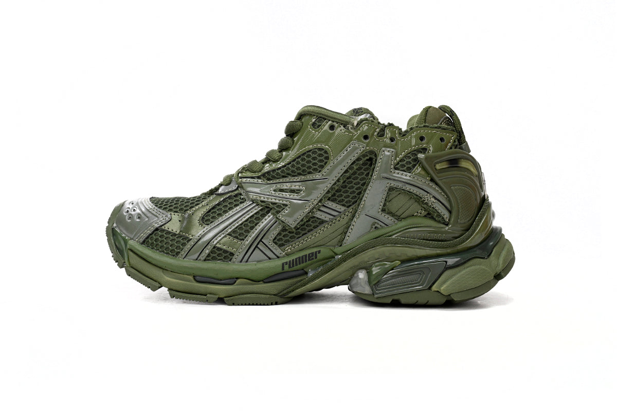 Balenciaga Runner Închis Verde - prezentare produs