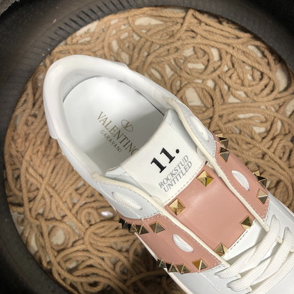 Valentino Rockstud Roz Auriu Pantofi sport - prezentare produs