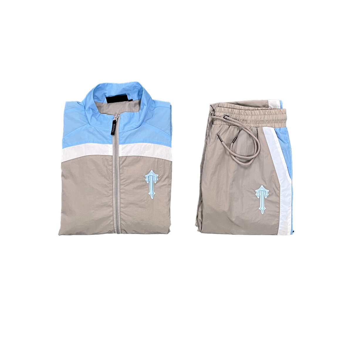 Trapstar Shellsuit Blueand Gri Trening - prezentare produs