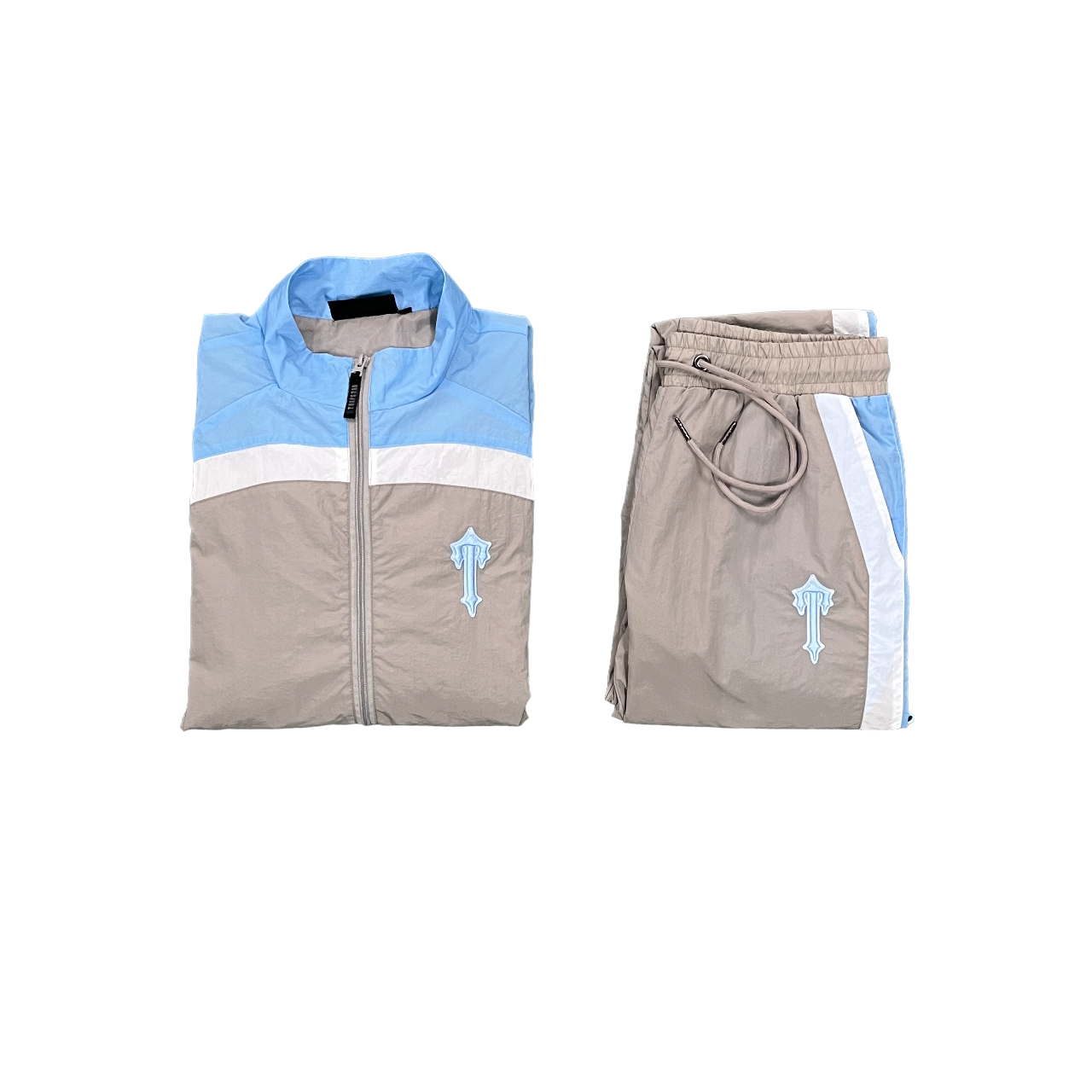 Trapstar Shellsuit Blueand Gri Trening - prezentare produs