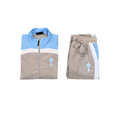 Trapstar Shellsuit Blueand Gri Trening - prezentare produs