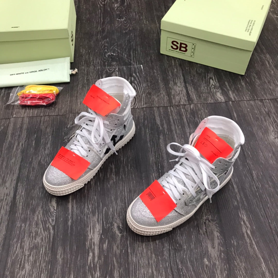 Off-White Off-White Court 3 0 Glitter Alb Pantofi sport - prezentare produs