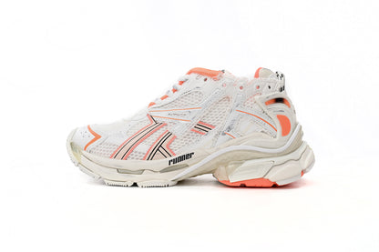 Balenciaga Runner Alb Portocaliu - prezentare produs