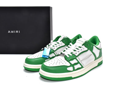 Amiri Skeleton Low Alb Verde - prezentare produs