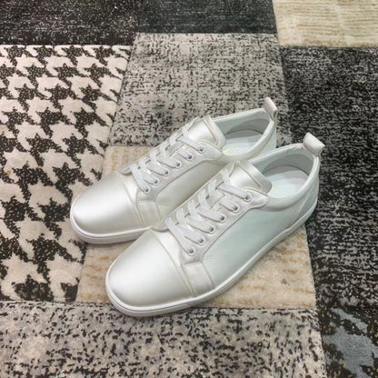 Christian Louboutin Clasic Alb Gri Low - prezentare produs