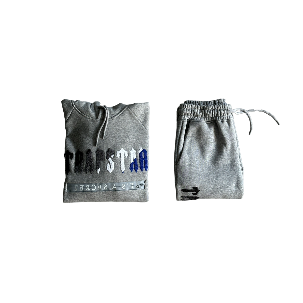 Trapstar Trening Chenille Gri Albastru - prezentare produs