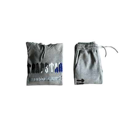 Trapstar Trening Chenille Gri Albastru - prezentare produs