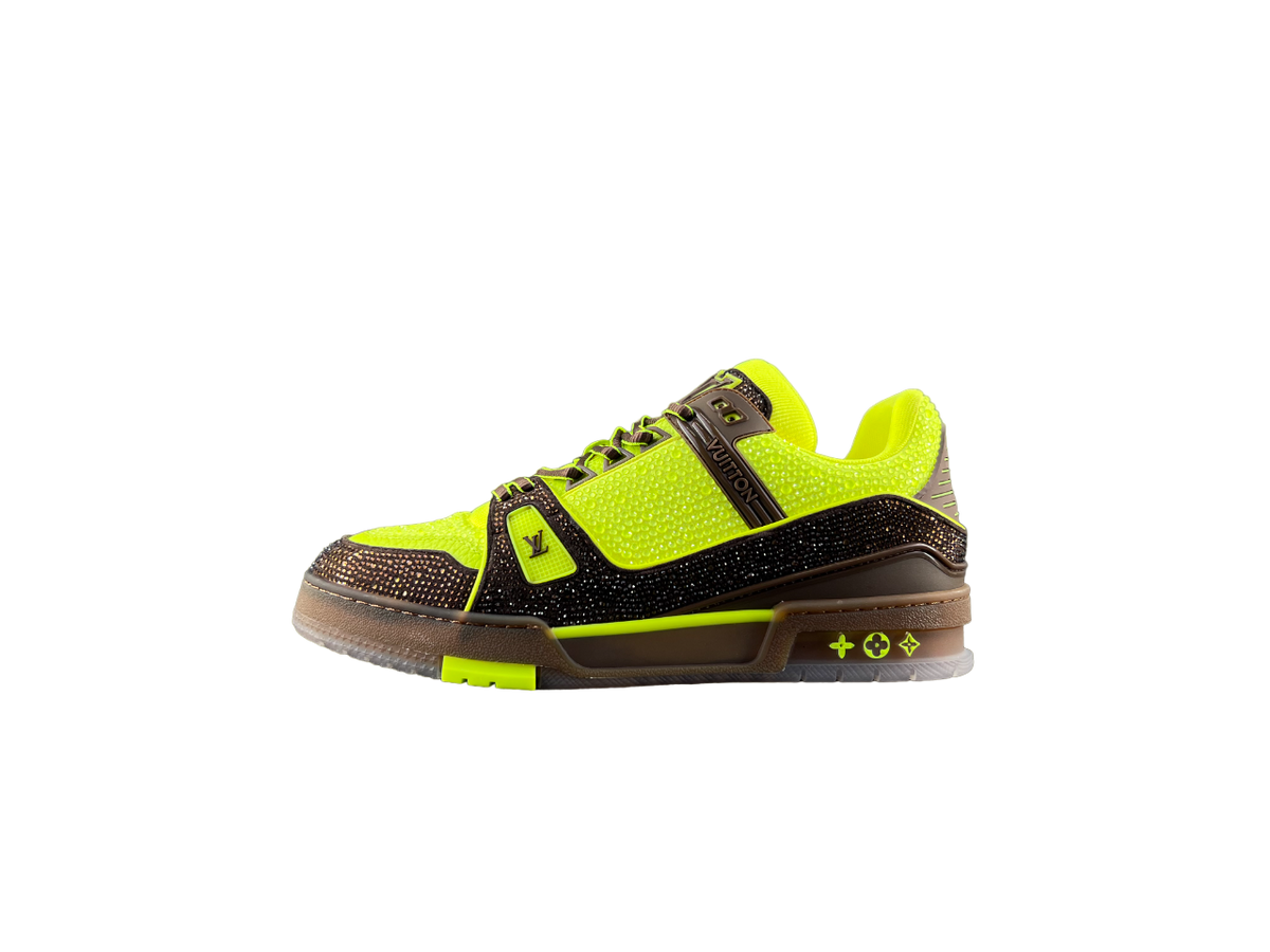 Louis Vuitton LV Trainers Verde Maro Diamonds Luxury Ediție - prezentare produs