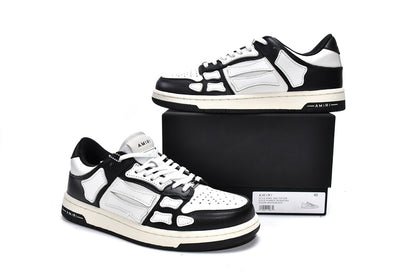 Amiri Skeleton Low Negru Alb - prezentare produs