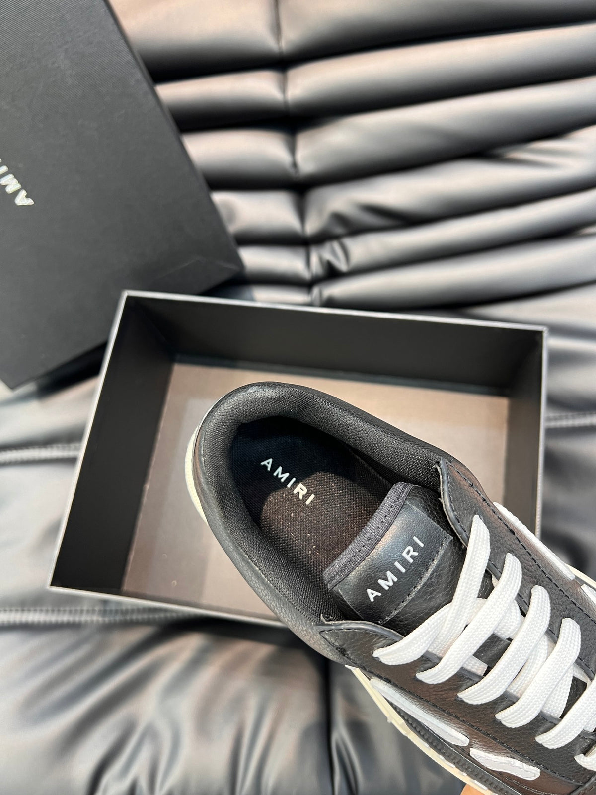 Amiri Negru Pânză Pantofi sport - prezentare produs