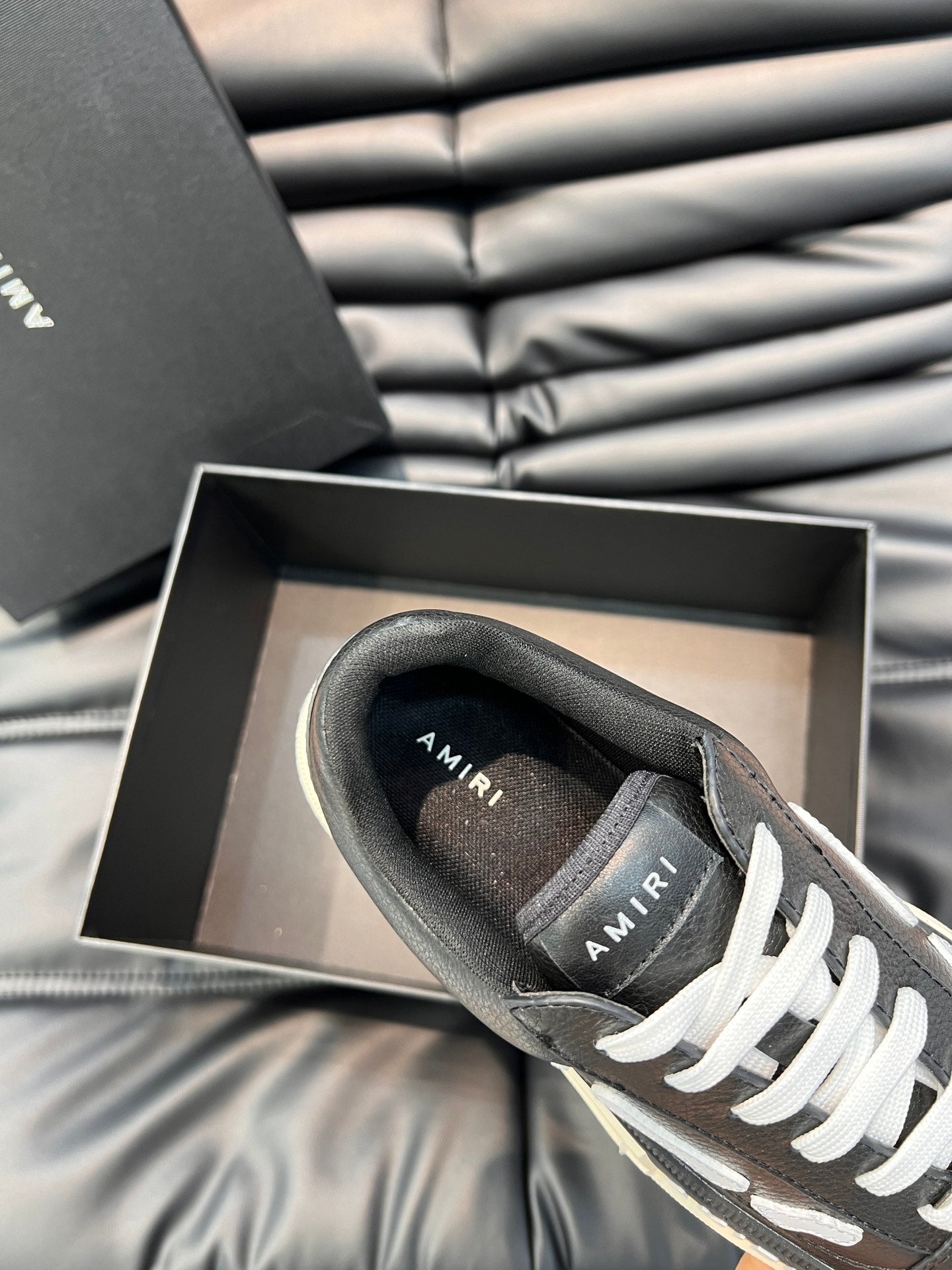 Amiri Negru Pânză Pantofi sport - prezentare produs