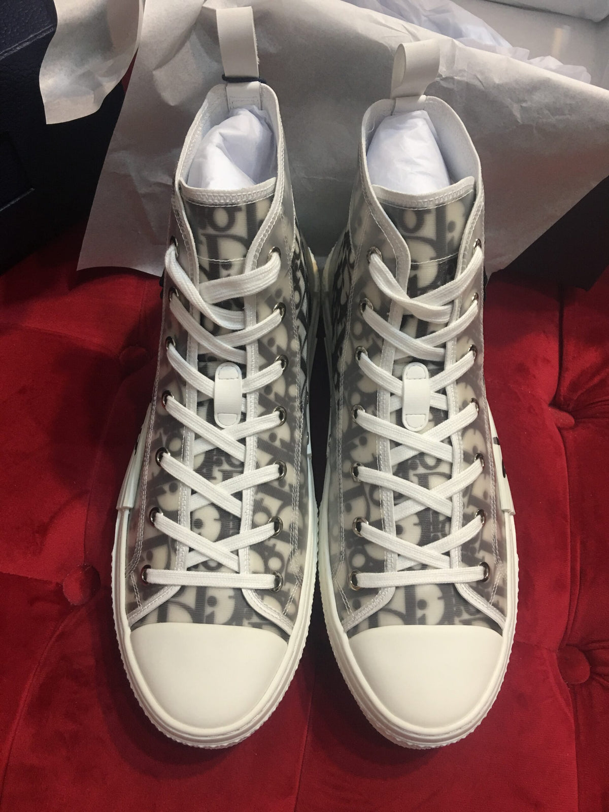 Dior B23 High Top Bee Embroidery Clothing - prezentare produs