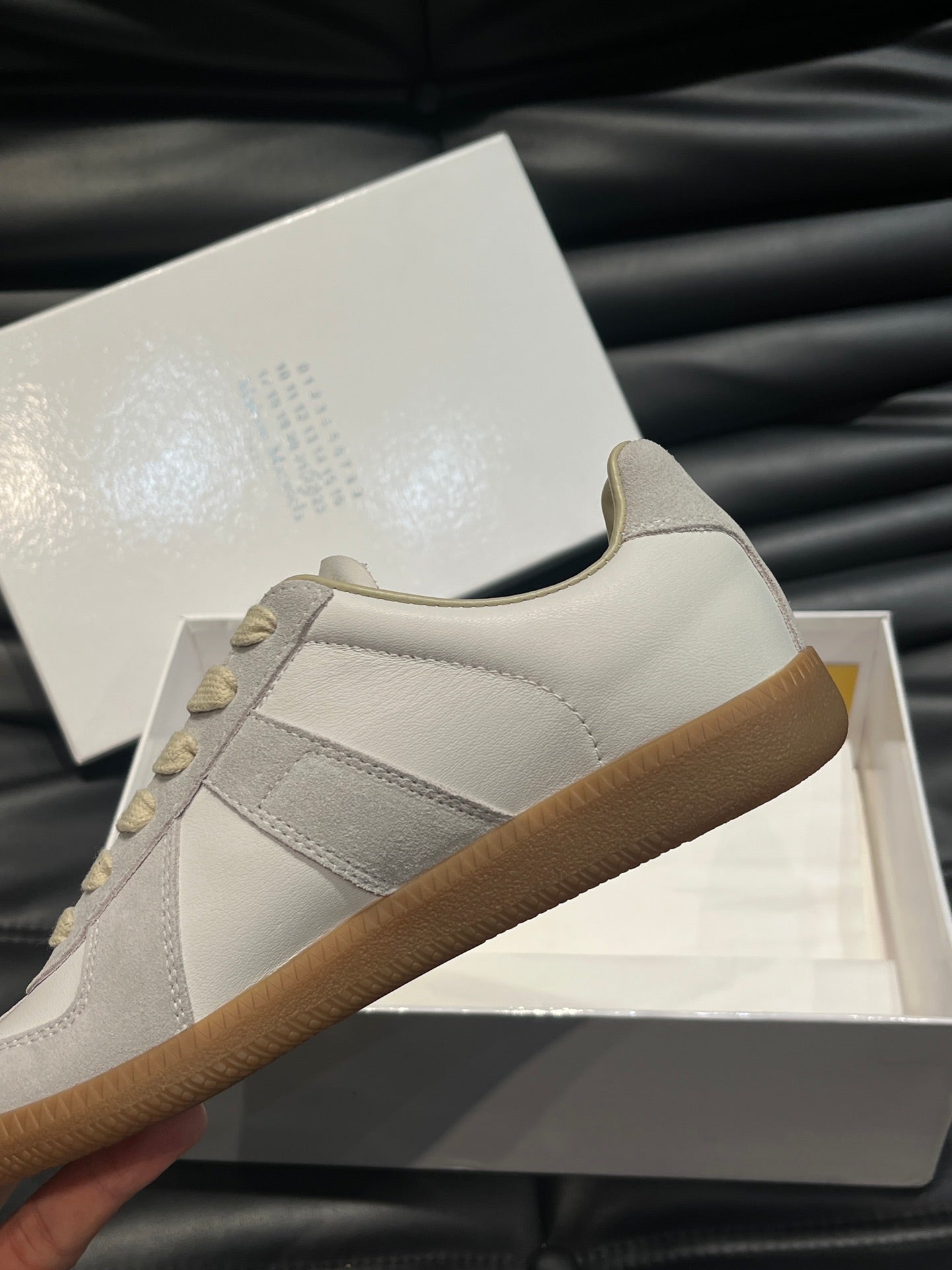 Maison Margiela Trainers Alb - prezentare produs