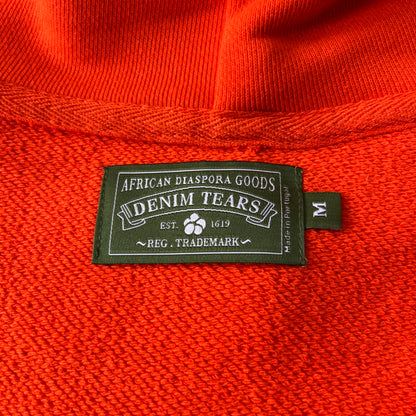 Denim Tears Hanorac Portocaliu - prezentare produs