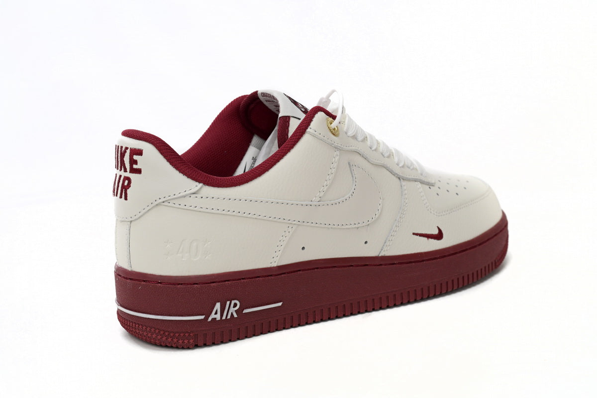 Nike Air Force 1 Low Bej Roșu - prezentare produs