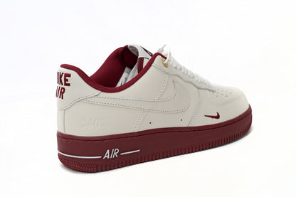 Nike Air Force 1 Low Bej Roșu - prezentare produs