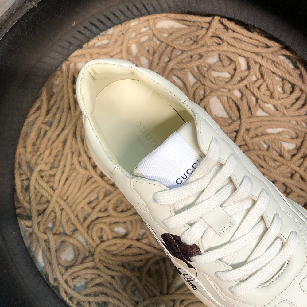 Gucci Rython Alb Mickey Mouse Pantofi sport - prezentare produs