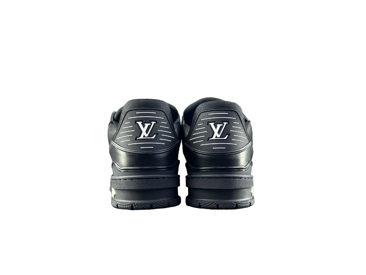 Louis Vuitton LV Trainers Negru Piele - prezentare produs
