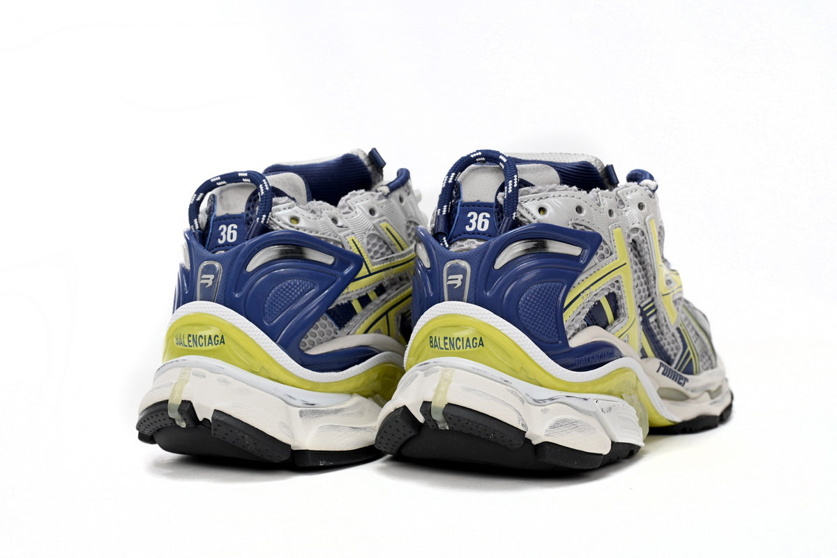 Balenciaga Runner Albastru Galben Verde - prezentare produs
