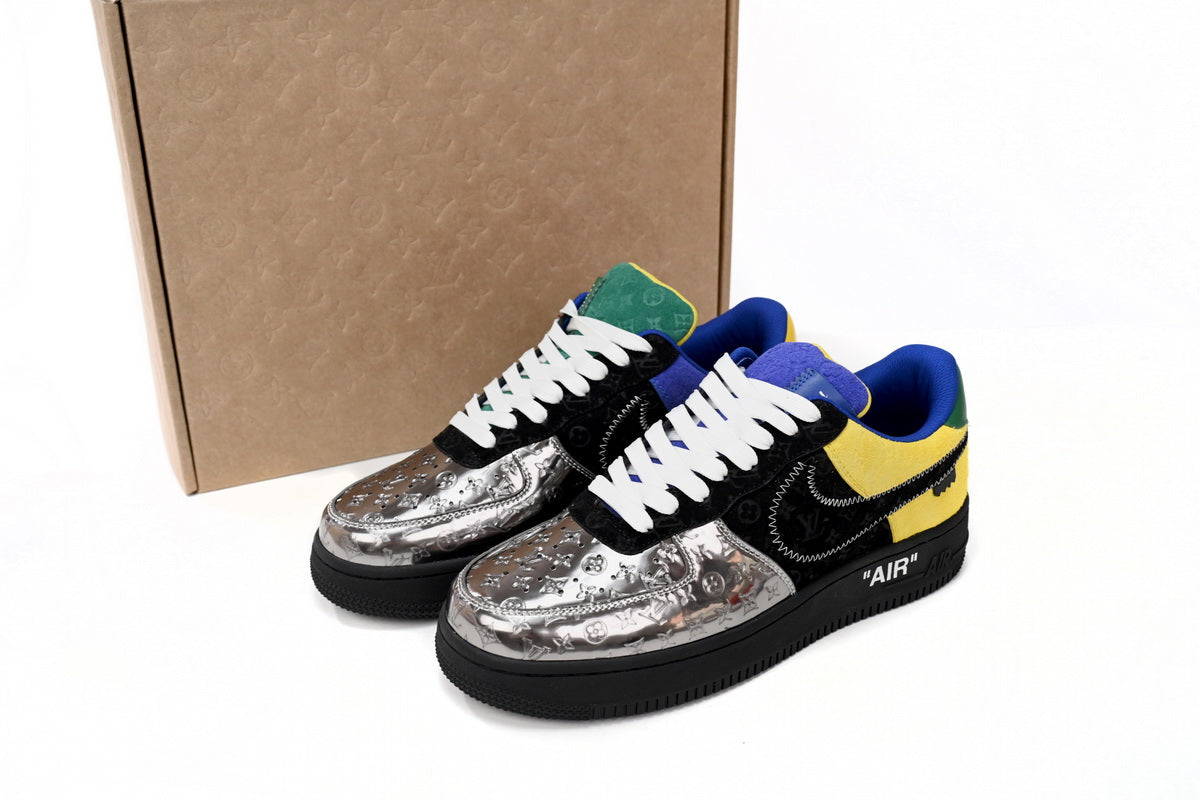Nike Air Force X LV Argintiu Galben - prezentare produs