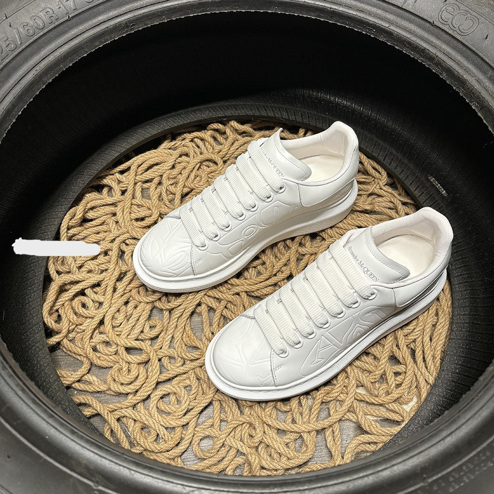 Alexander McQueen Alb Pattern Pantofi sport - prezentare produs