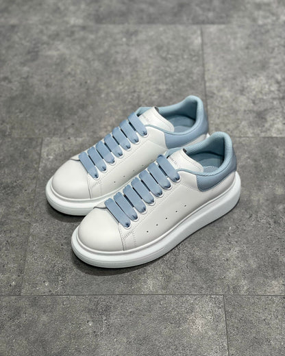 Alexander McQueen Alb Baby Albastru Pantofi sport - prezentare produs