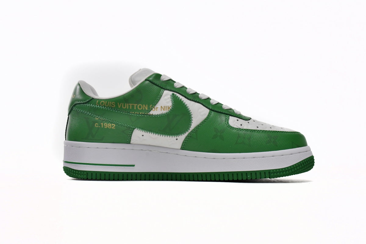 LV X Nike Air Force Verde Pantofi sport - prezentare produs