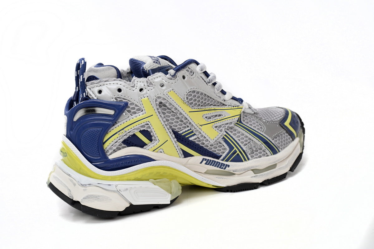 Balenciaga Runner Albastru Galben Verde - prezentare produs