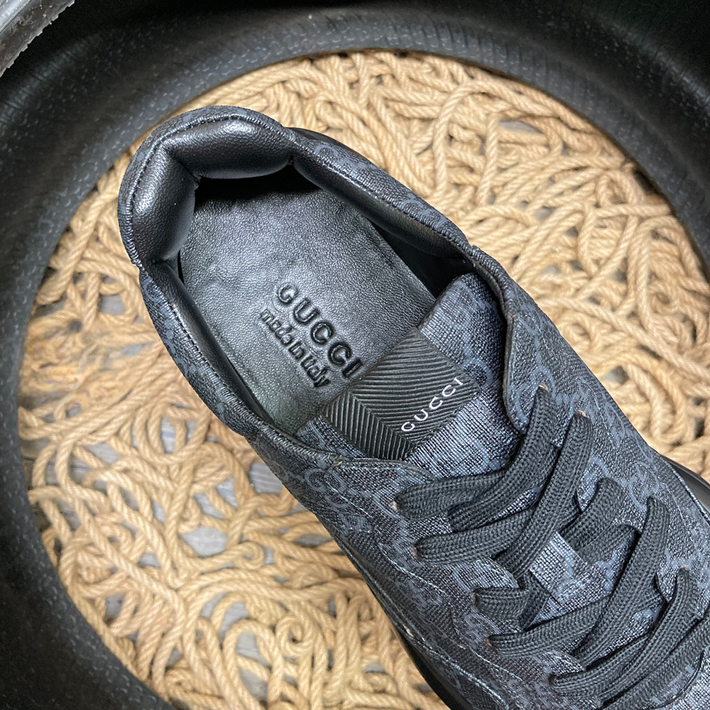 Gucci Rython Negru Pattern Pantofi sport - prezentare produs