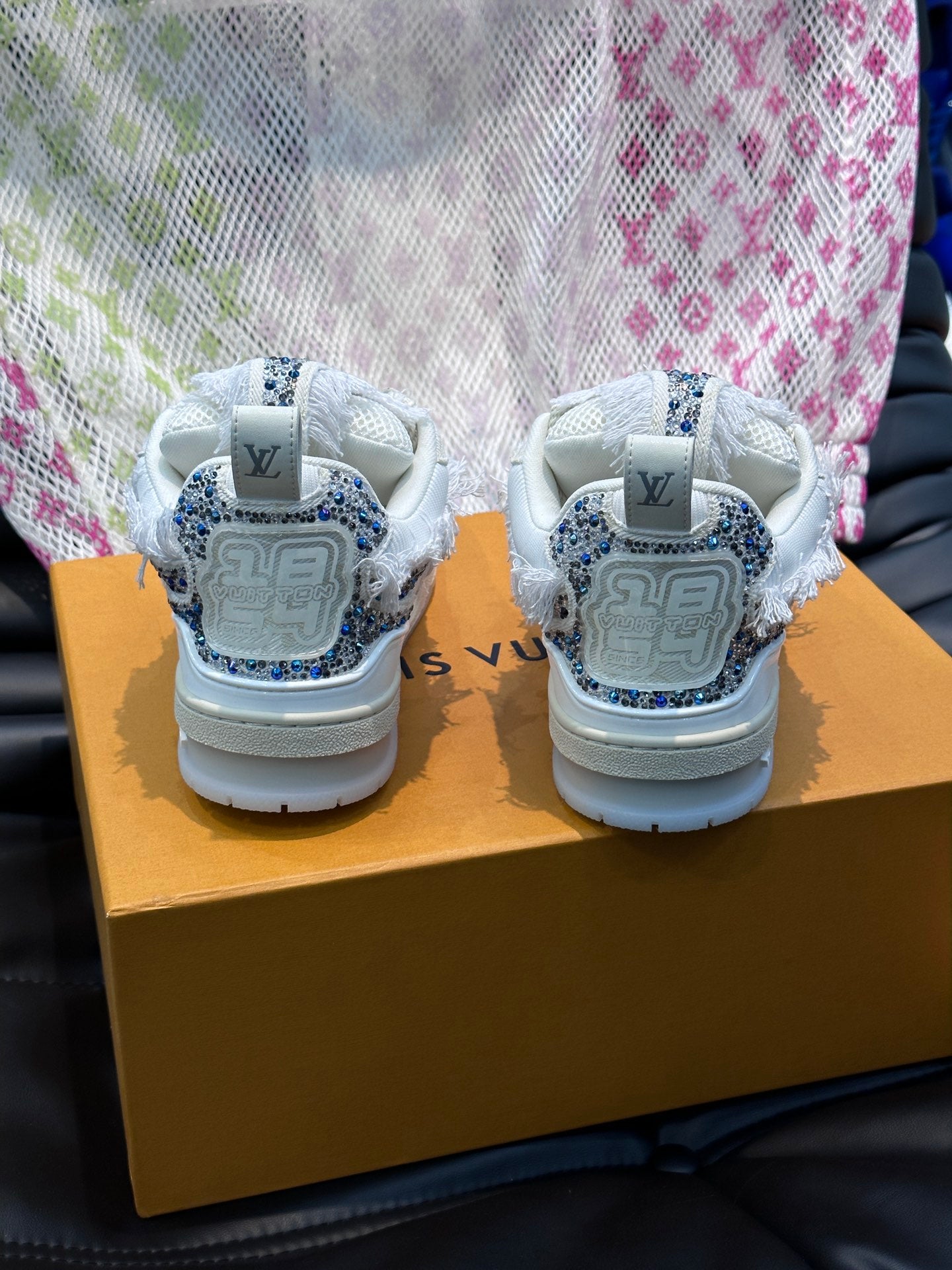 Louis Vuitton LV Skate Gri Glitter Pantofi sport - prezentare produs