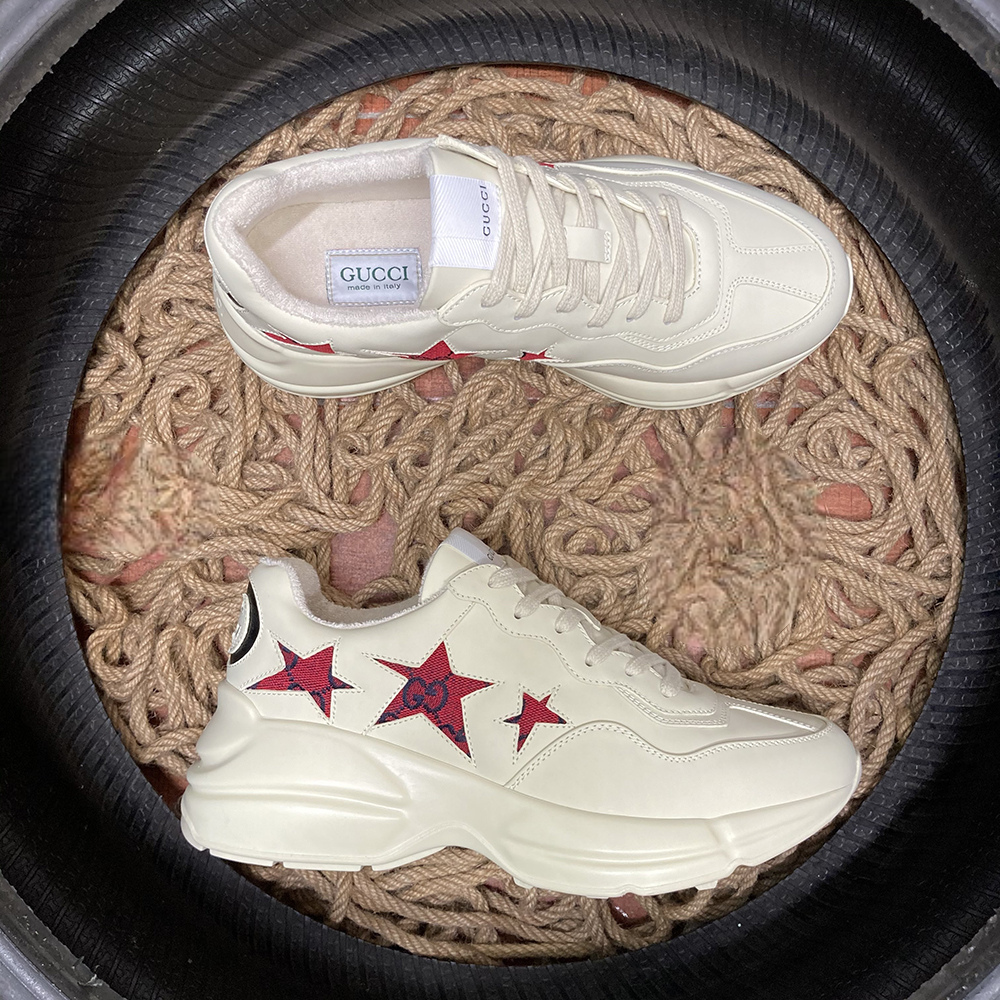 Gucci Rython Alb 3 Stars Pantofi sport - prezentare produs