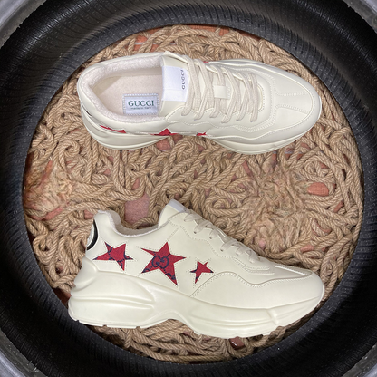 Gucci Rython Alb 3 Stars Pantofi sport - prezentare produs