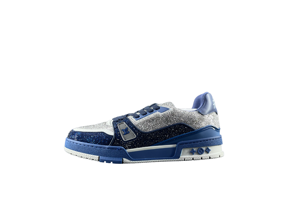 Louis Vuitton LV Trainers Albastru Gri Diamonds Luxury Ediție - prezentare produs