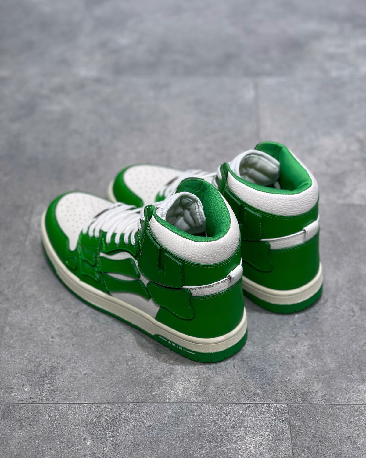 Amiri Skeleton High Top Alb Verde Clothing - prezentare produs