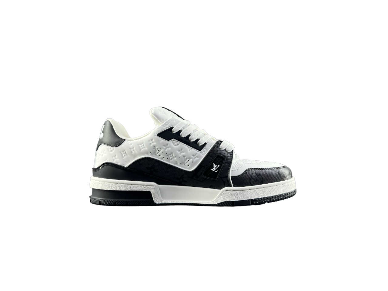 Louis Vuitton LV Pantofi sport Negru Alb - prezentare produs