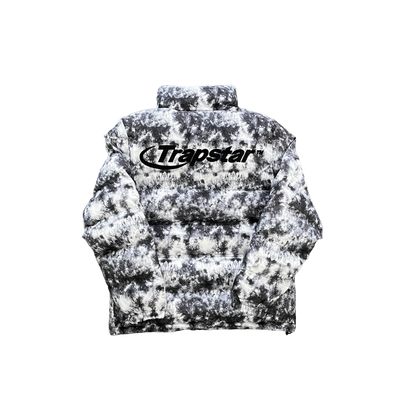 Trapstar Hyperdrive Tie Dye Negru Gri - prezentare produs