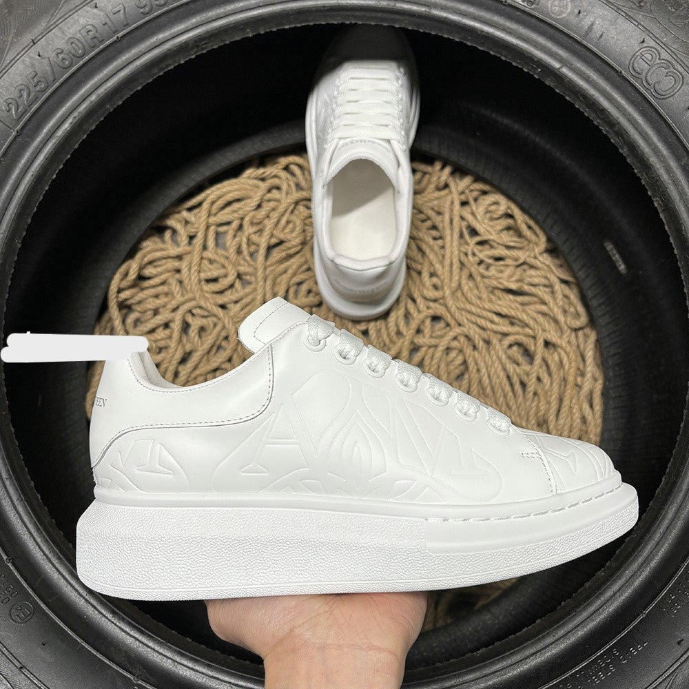 Alexander McQueen Alb Pattern Pantofi sport - prezentare produs