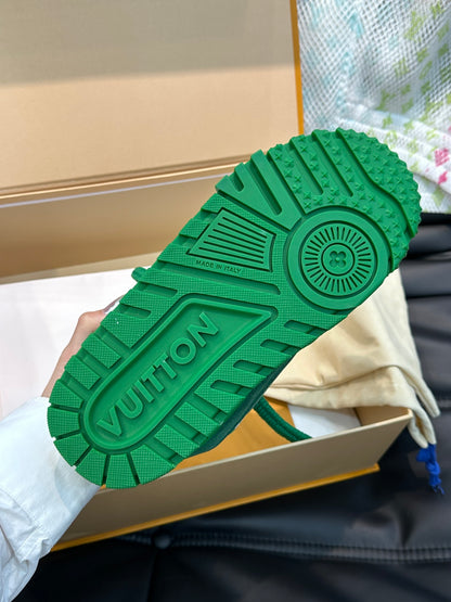 Louis Vuitton LV Pantofi sport Maxi Verde - prezentare produs