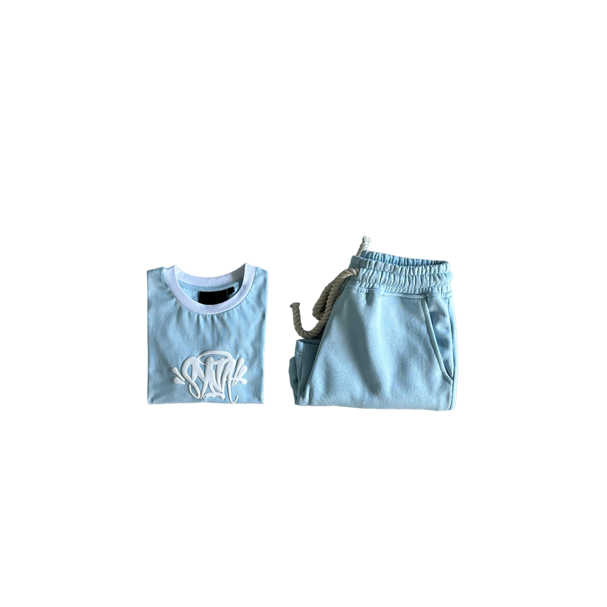 Syna Damă Tricou Șorturi Baby Albastru - prezentare produs