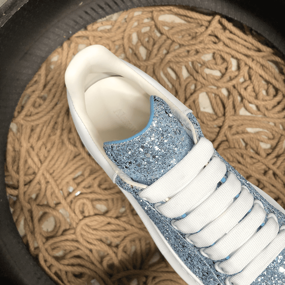 Alexander McQueen Albastru Glitter Pantofi sport - prezentare produs
