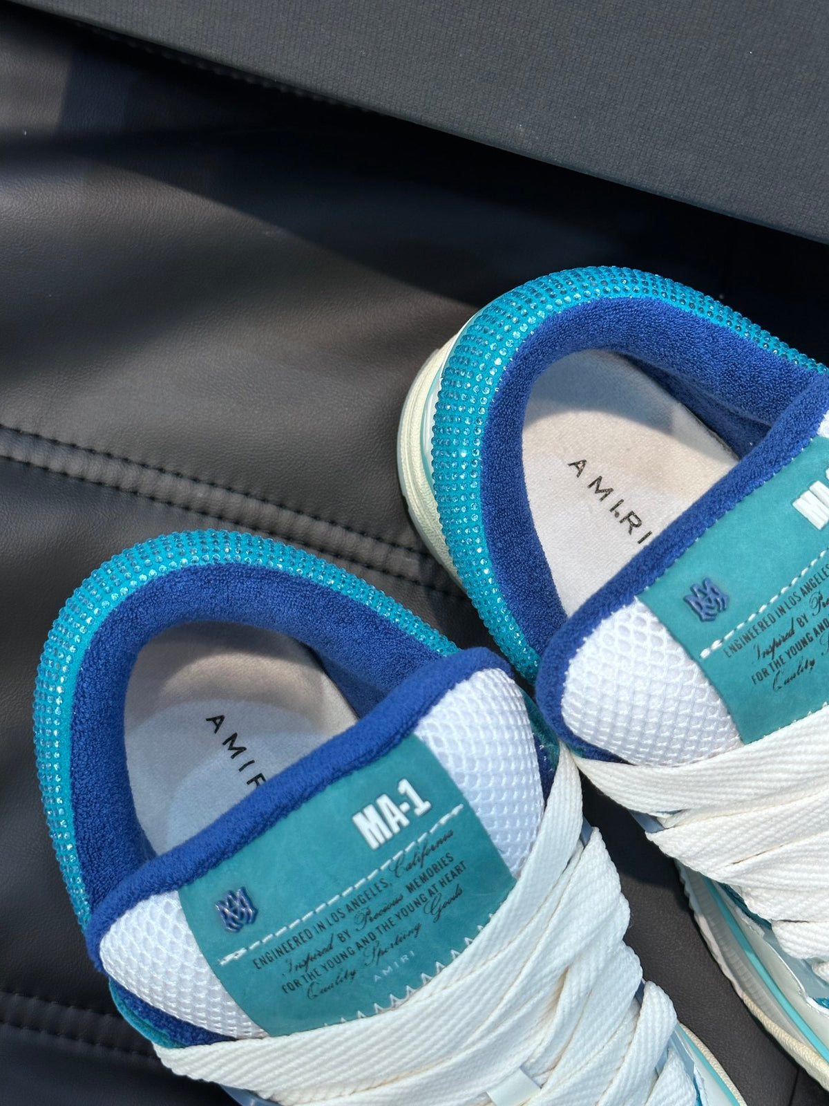 Amiri Ma 1 Albastru Diamonds New Colecție Pantofi sport - prezentare produs