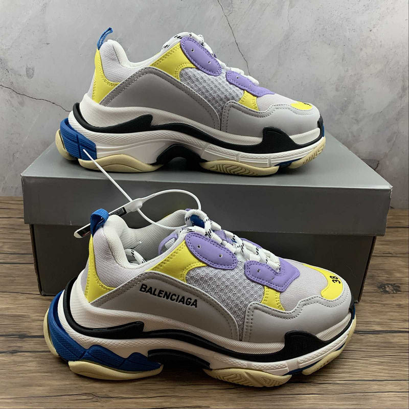 Balenciaga Triple S Albastru Galben - prezentare produs