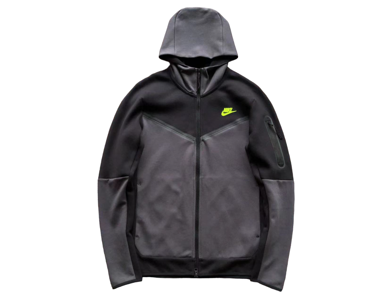 Nike Tech Fleece Negru Gri Fleece - prezentare produs