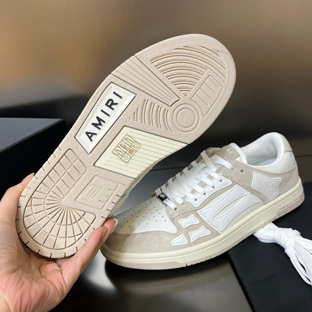 Amiri Skeleton Alb Crem Pantofi sport - prezentare produs