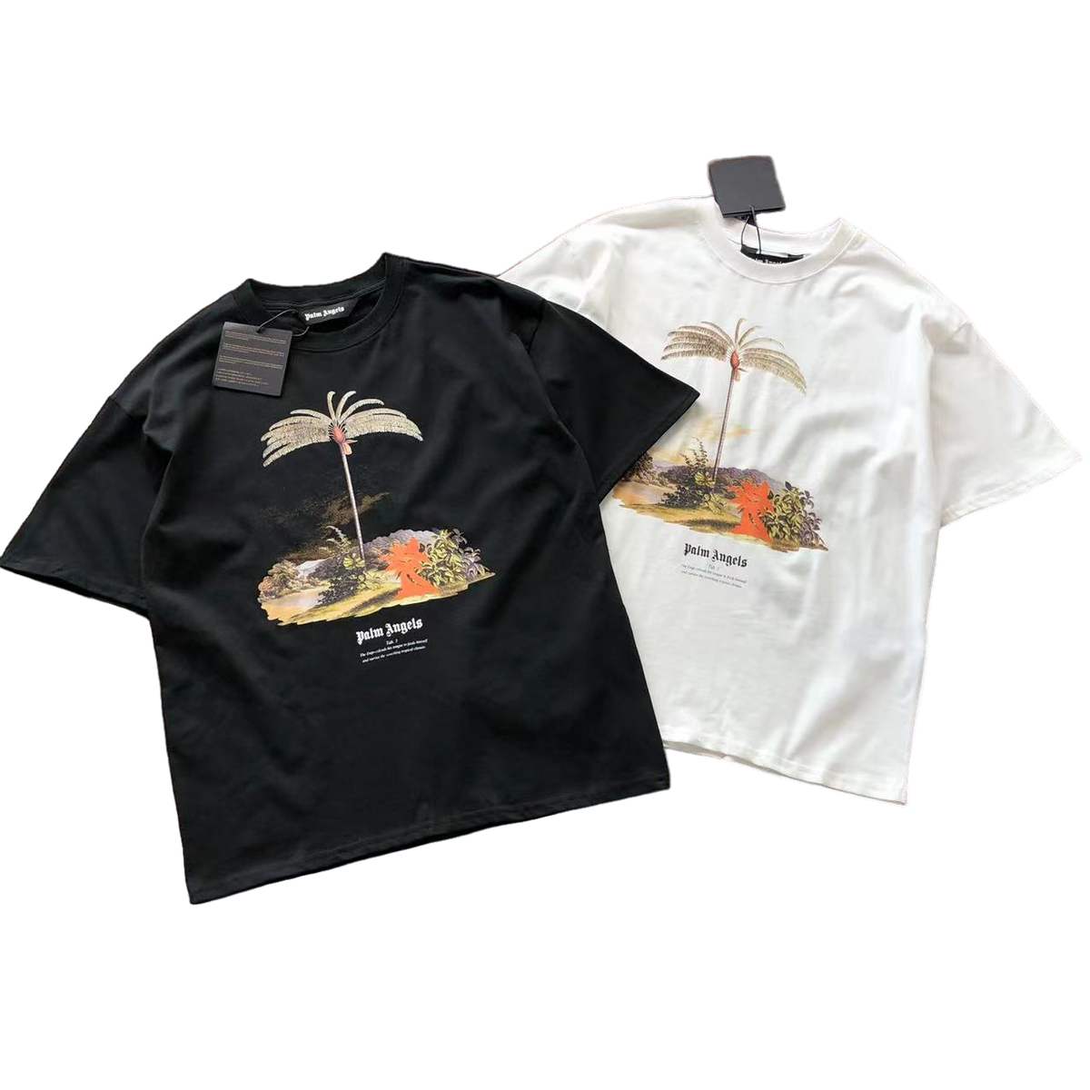 Palm Angels Palm Logo Tricou - prezentare produs