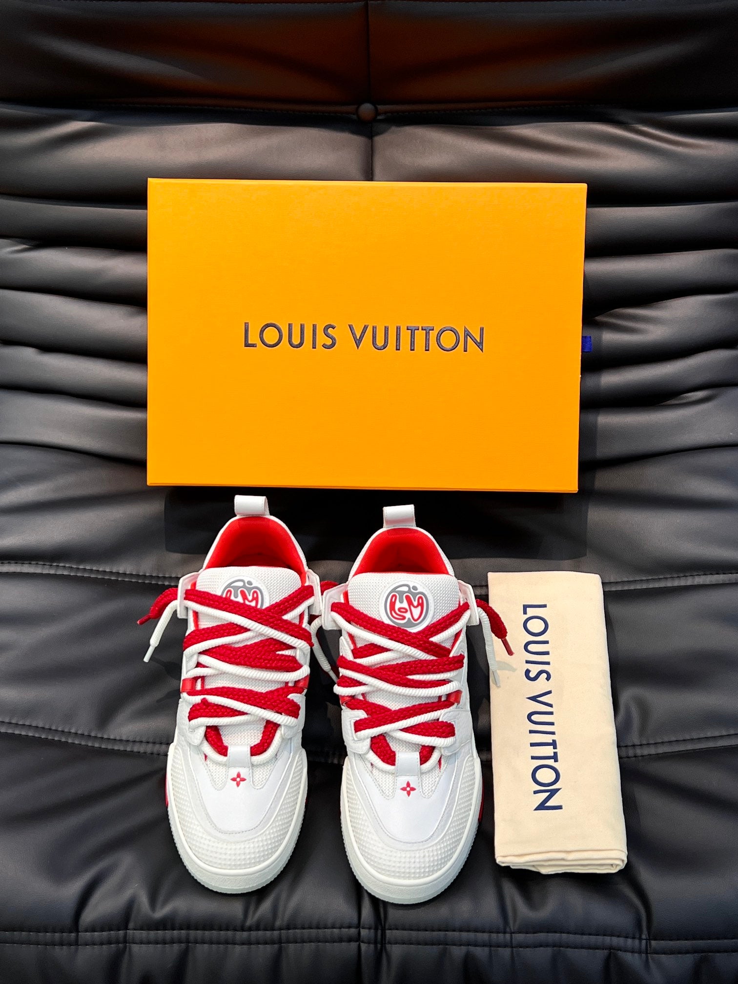 Louis Vuitton LV Skate Alb Roșu - prezentare produs