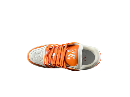 Louis Vuitton LV Trainers Portocaliu - prezentare produs