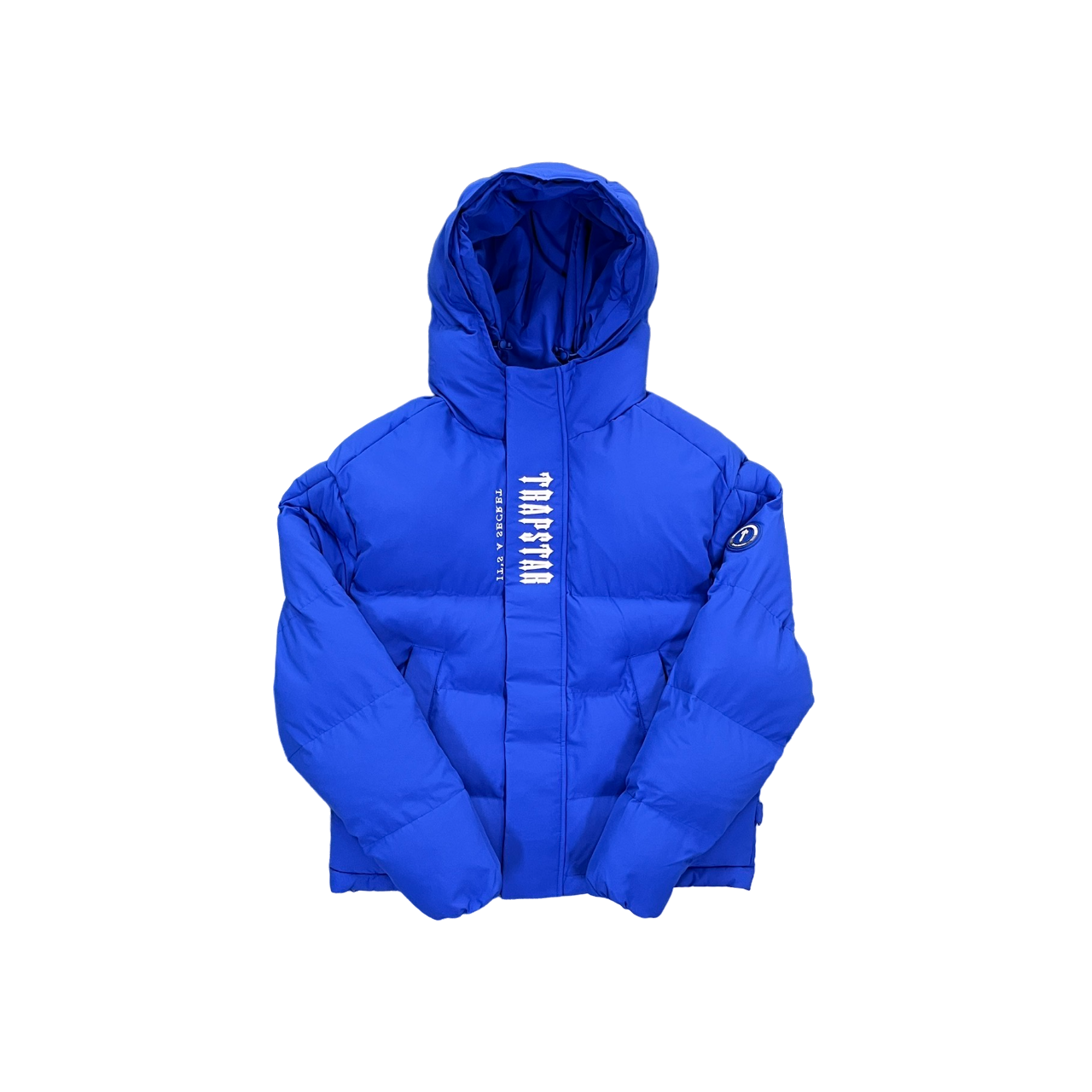 Trapstar Hooded Puffer Dazzling Albastru - prezentare produs
