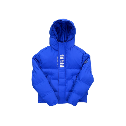 Trapstar Hooded Puffer Dazzling Albastru - prezentare produs